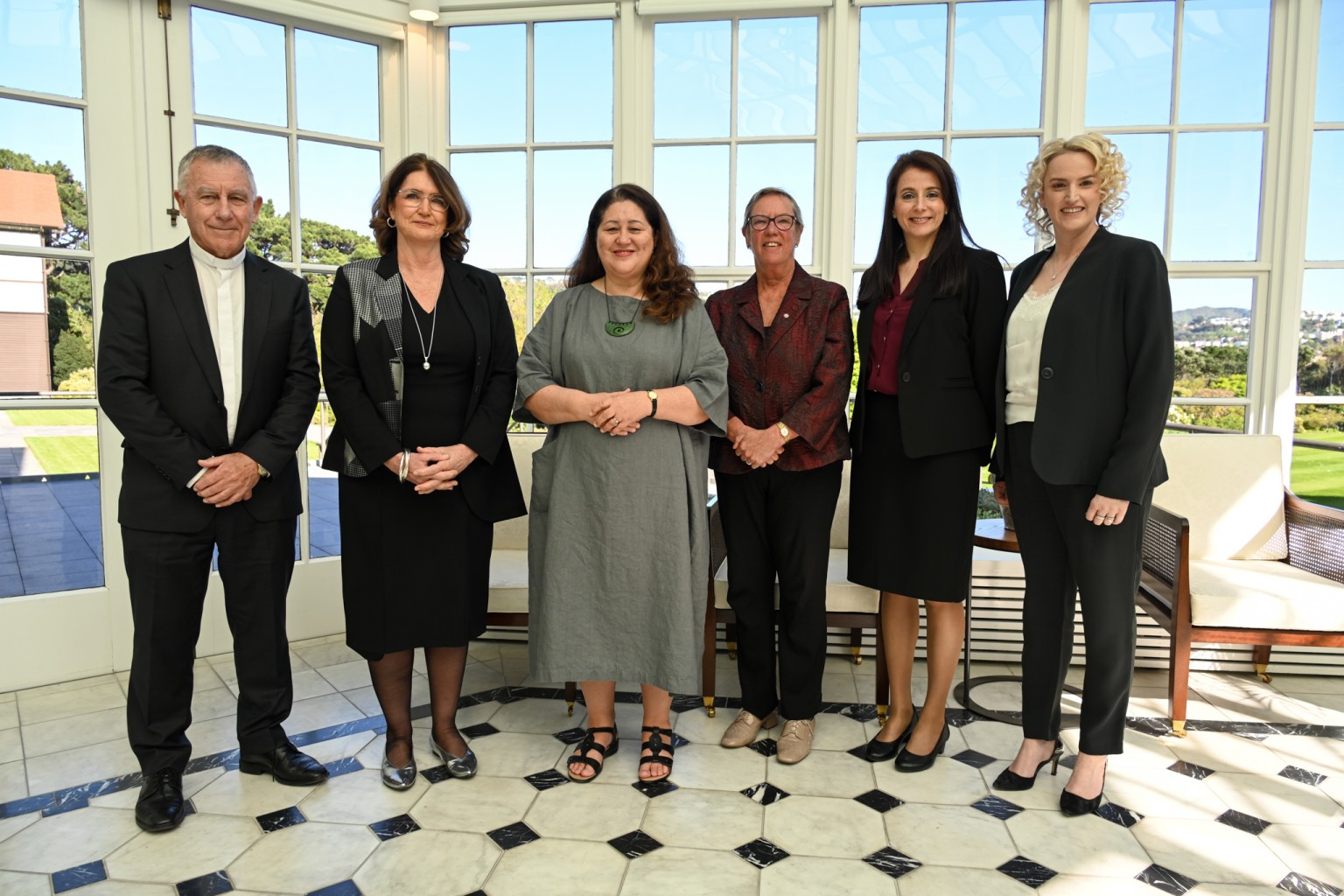 photo of a group of Public Trust staff at a T G Mccarthy Trust board meeting 2022